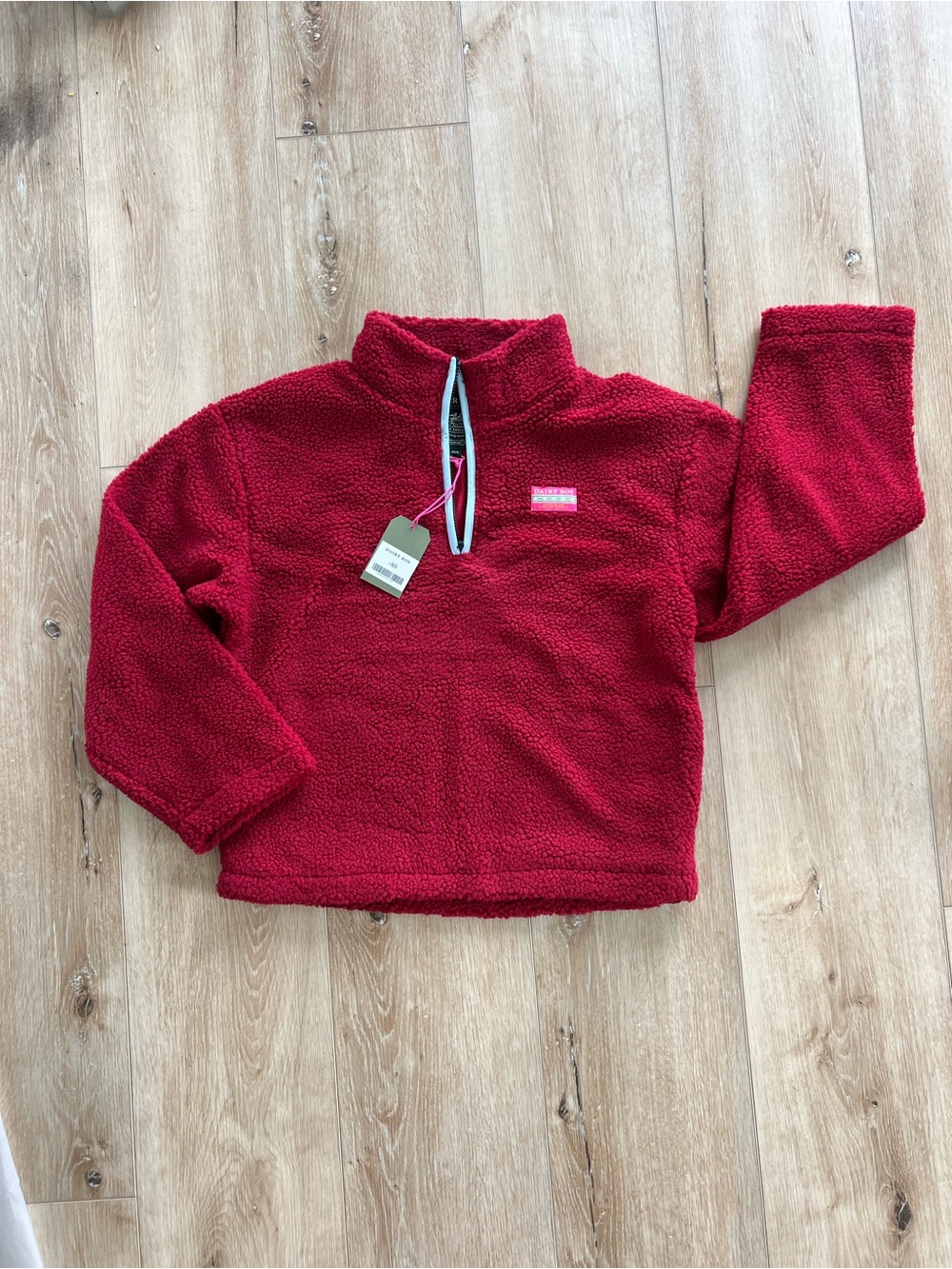 NWT Dairy Boy Mountain Fleece in Cranberry
